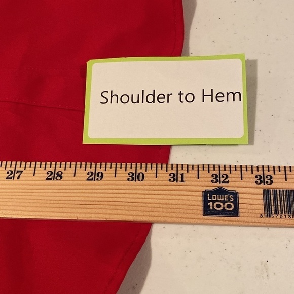 Lane Bryant size 28 women’s blouse stretchy new with tags red - Picture 7 of 8